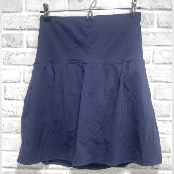 Lands End Ultra High Waist Tummy Control SwimMini Skirt 10 - Picture 1 of 6